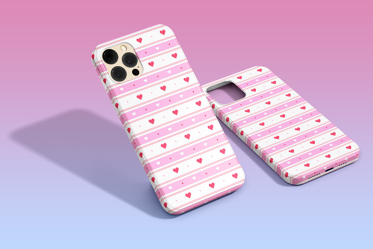 Valentine Stripe Seamless Pattern, a Pattern Graphic by Digital Studio (Photo 9 of 12)