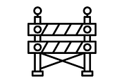 Barrier Line Icon, an Icon by Pexelpy (Thumbnail 2 of 2)