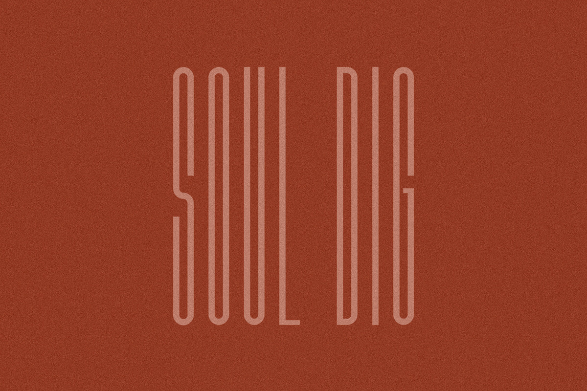 Big Bright | A(very)Tall Sans Serif, a Sans Serif Font by Loryn Ipsum (Photo 5 of 10)