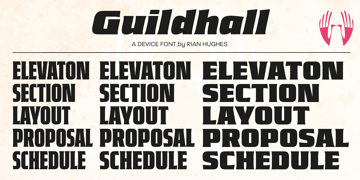 Guildhall, a Serif Font by Device (Photo 5 of 8)