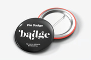 Pin Badge Mock-up, a Merchandise Mockup by zippypixelstudio (Thumbnail 5 of 16)