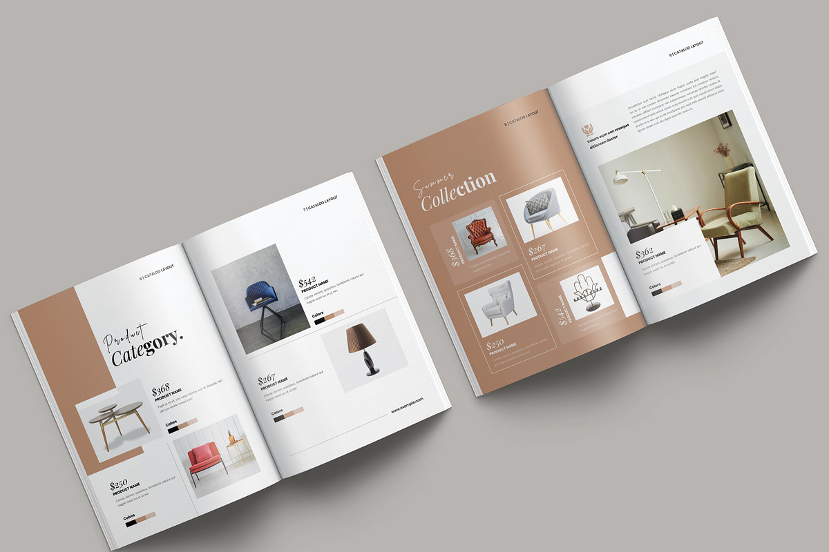 Product Catalog Brochure Template, a Brochure Template by NorthPeak (Photo 6 of 12)