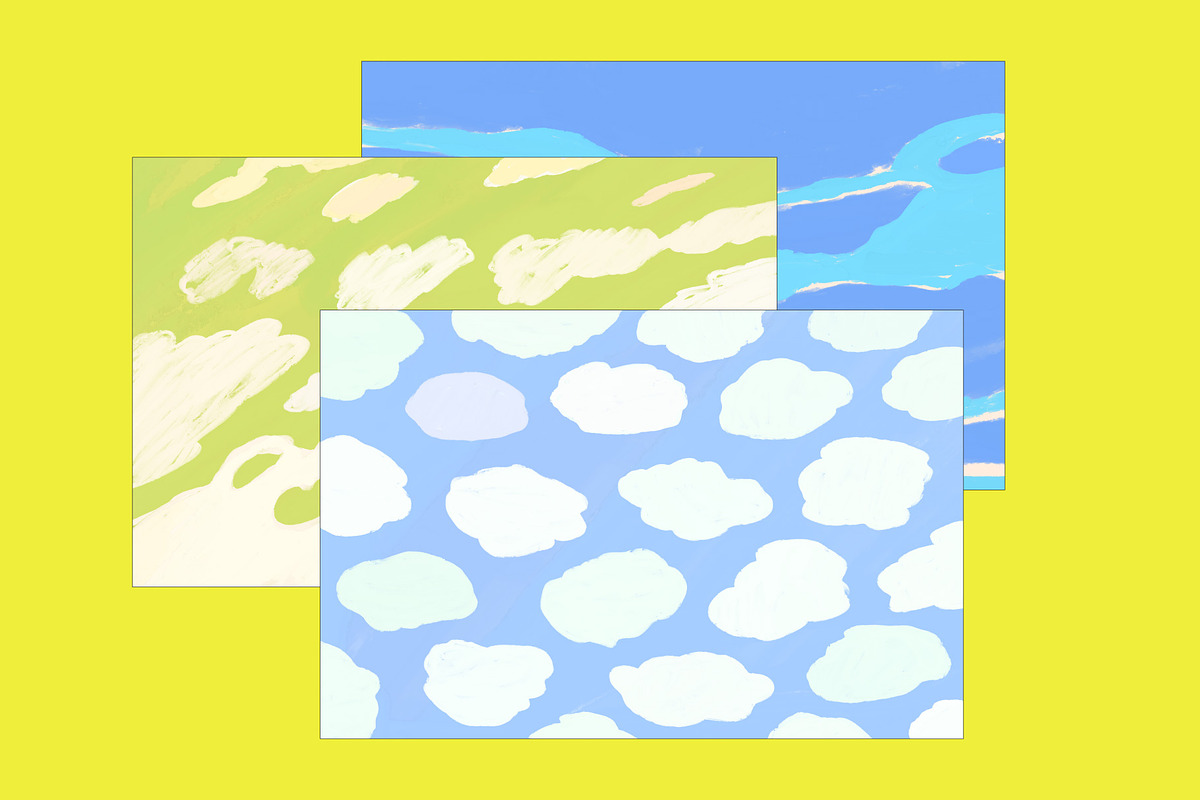 Painted Clouds - Art Collection, a Graphic by Studio Funshop by Kelli (Photo 2 of 10)