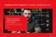 Reporter — News Template for Figma, an UI Kit Template by YoArts (Thumbnail 3 of 5)