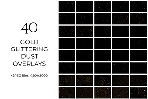 95 Gold Dust Overlays For PS