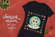 Hand Drawn Day of the Dead Set, a Graphic by Cienpies Design (Thumbnail 7 of 7)