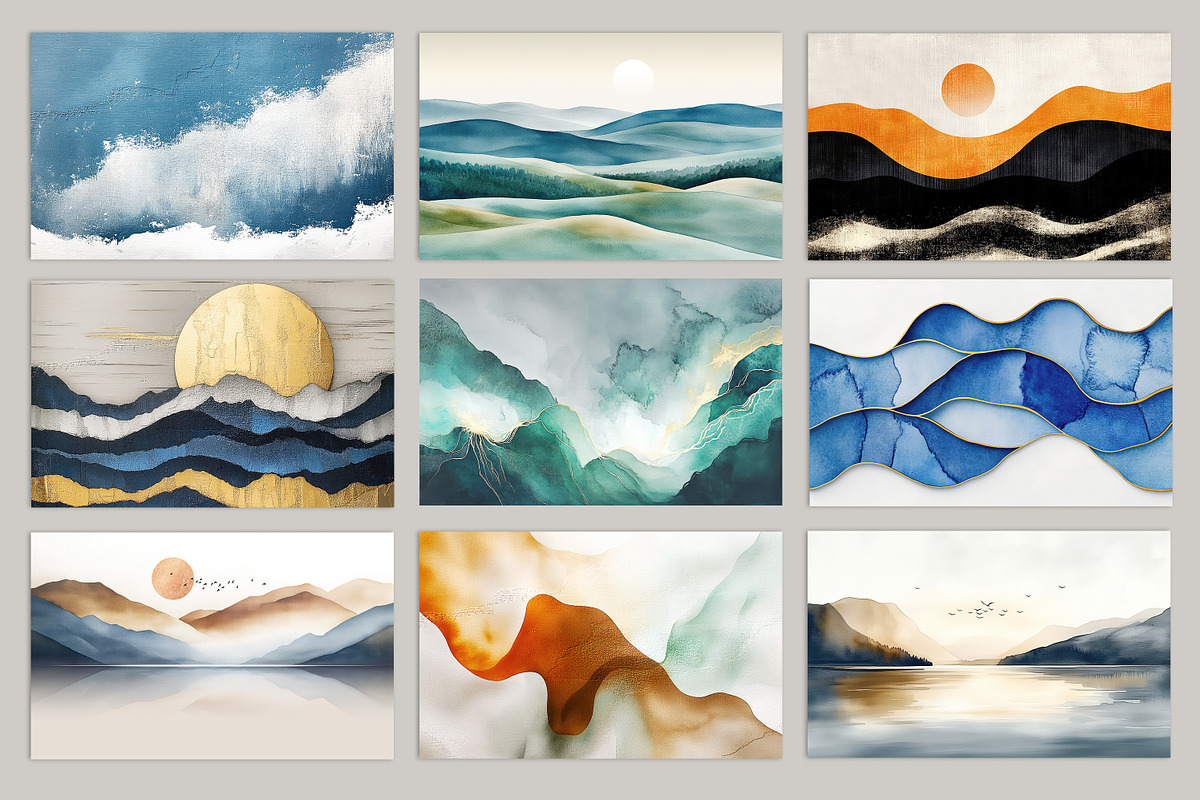 Abstract oil painting art wallpaper, a Decorative Illustration by fei long (Photo 9 of 10)