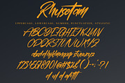 Rhusetam, a Handwritten Font by pineungtype (Thumbnail 6 of 6)