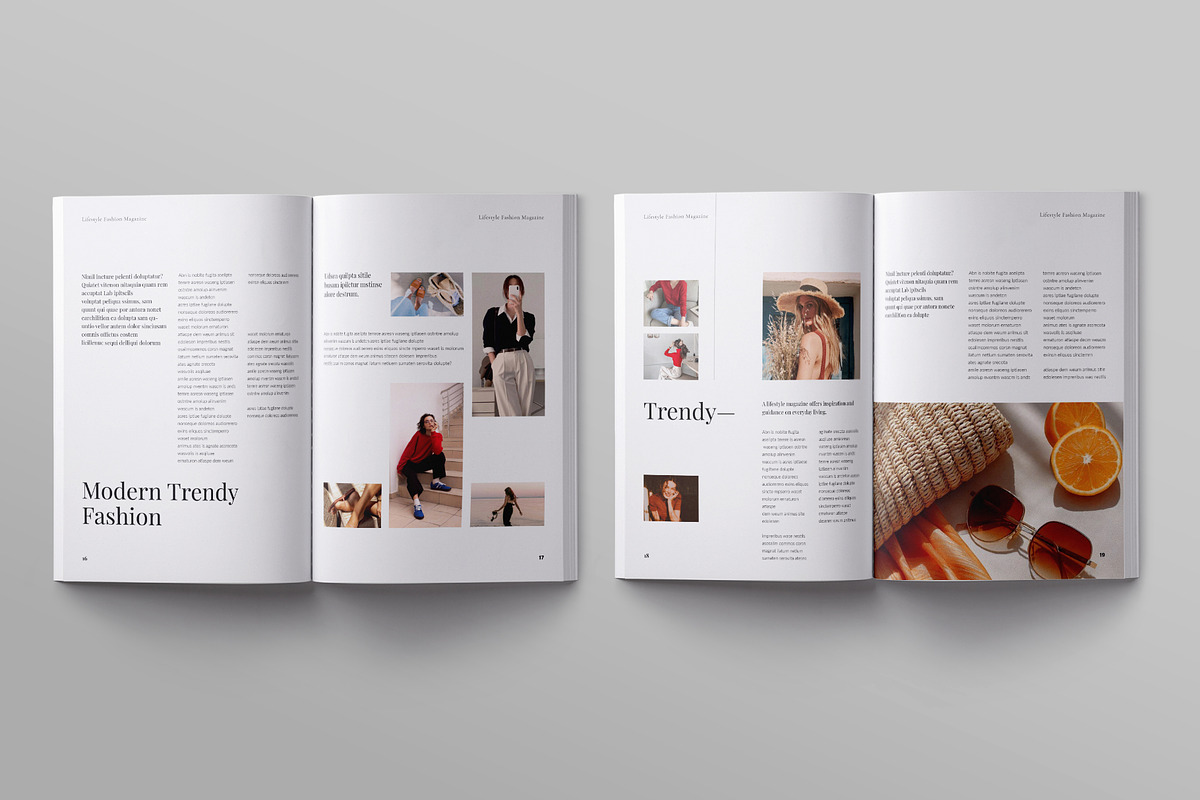 Lifestyle Magazine Template, a Magazine Template by ElvinPrint (Photo 7 of 14)
