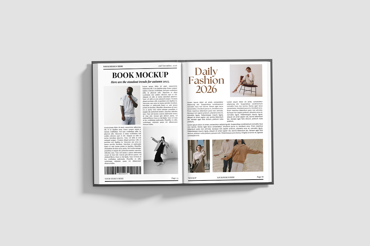 High-quality Book Mockup, a Books & Magazine Mockup by safrizalstudio (Photo 2 of 5)