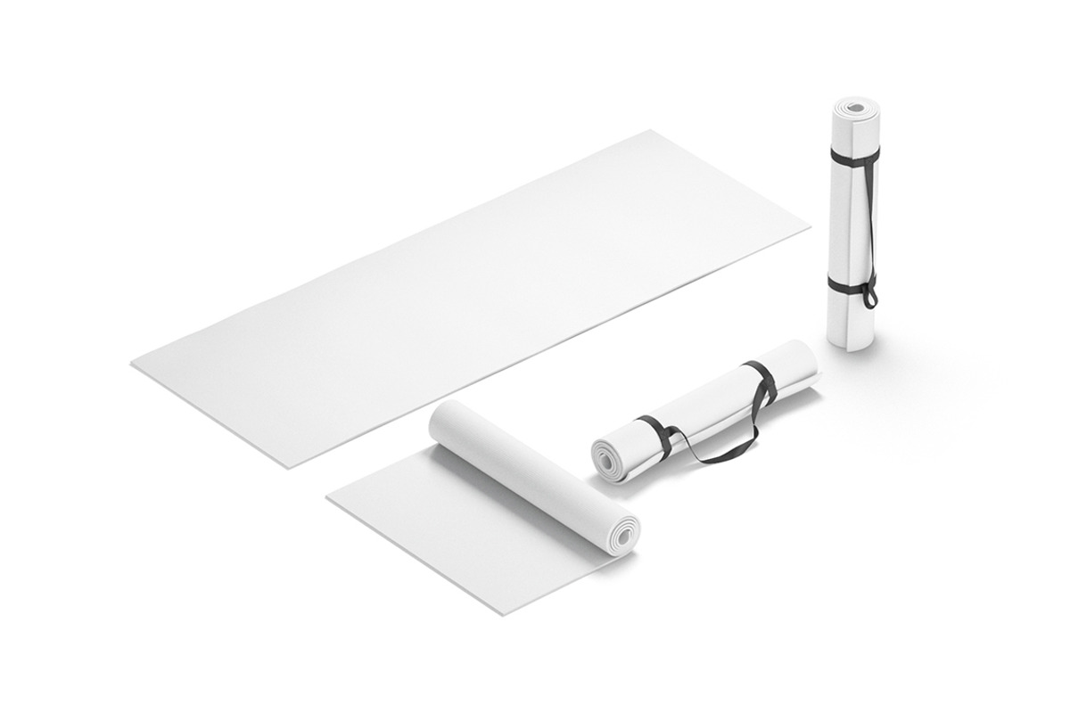 Four Yoga and Tourism Mats 3D Model, an Object 3D Model by rebrandy (Photo 3 of 9)