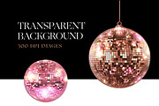 Disco Ball Clipart, Light Burst PNG, a Decorative Illustration by BrushstrokeArtGB (Thumbnail 7 of 9)