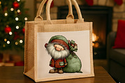 Whimsical christmas Santa clipart, an Illustration by Designworld (Thumbnail 5 of 6)