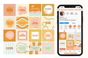 HUGE Bold Instagram Templates Bundle, a Social Media Template by Hell Yeah Designs (Thumbnail 2 of 11)
