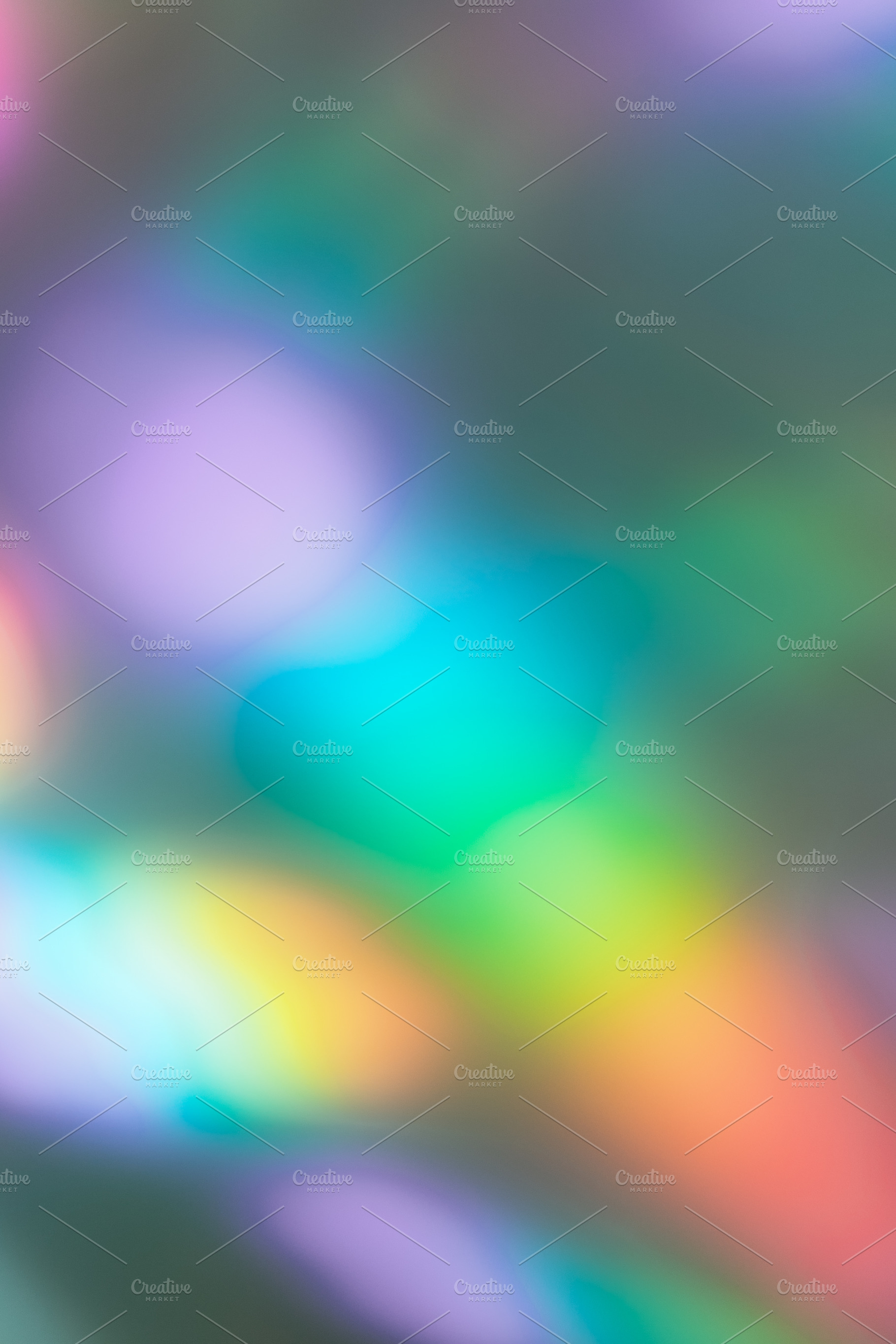 Soft pastel holographic abstract pas, an Abstract Photo by Edalin's Store