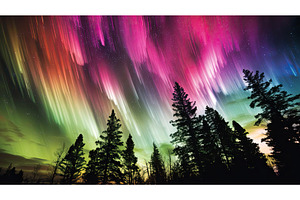 breathtaking swirling lights ai, a Background Photo by pikepicture