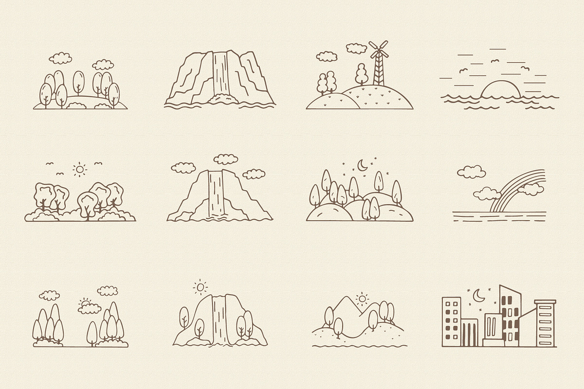 36 nature landscape, an Empty State Illustration by Pikgura (Photo 3 of 4)