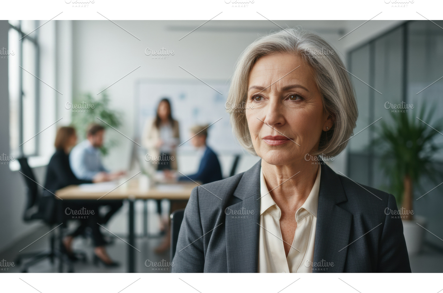 Confident senior woman in modern, a Business Photo by Igor Tichonow