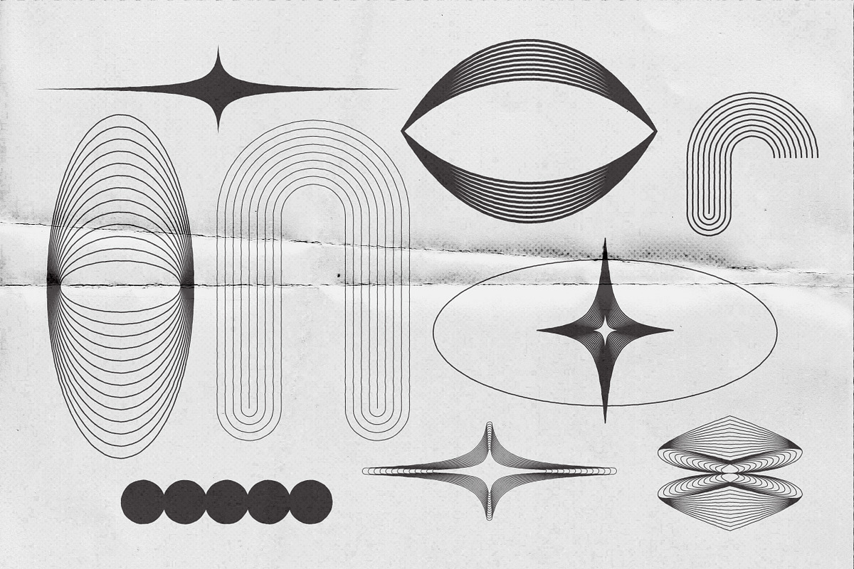 Abstract Boho Linear Vector Shapes, a Graphic by Vanzyst (Photo 20 of 24)