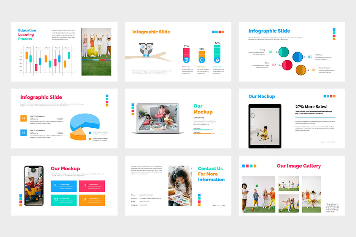 Nevia : Kids Google Slides, a Presentation Template by Punkl Camp (Photo 4 of 9)