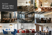 3D Logo Office Mockups, a Product Mockup by Mint Mockups (Thumbnail 2 of 4)