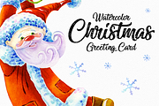 Christmas Greeting Card Template, a Card Template by ElephantArts (Thumbnail 1 of 8)