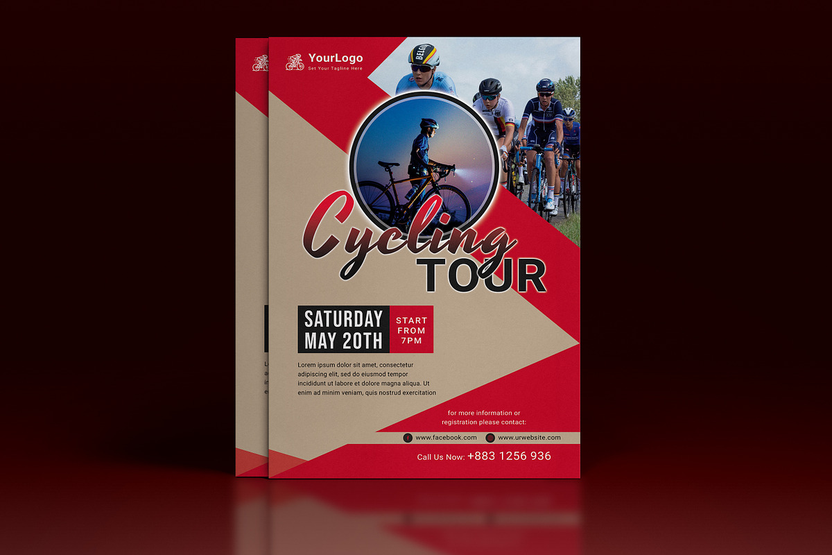Cycling Flyer, a Flyer Template by graphicsunday