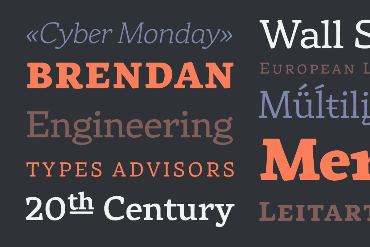 Rival Font Family preview 8