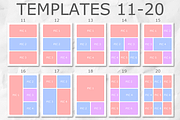 Photo Collage Templates PSD Template, a Card Template by Supremer Studio (Thumbnail 3 of 6)