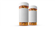 Pills Bottle, a Cups & Container Mockup by rogeriomarcos (Thumbnail 4 of 5)