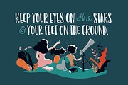 Twinkle the Star Font, a Sans Serif Font by Denise Chandler (Thumbnail 5 of 7)