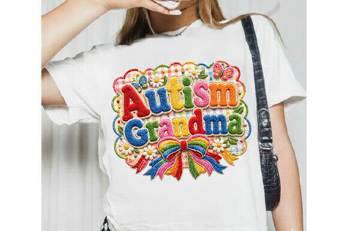 Autism Grandma, Faux Yarn Coquette, an Illustration by DreamCafeArt (Photo 3 of 5)