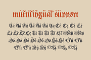 Polish Blackletter Schwabacher font, a Blackletter Font by kaer_shop (Thumbnail 11 of 12)