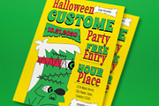 Halloween Costume Party Flyer Set, a Flyer Template by graphicook (Thumbnail 3 of 3)