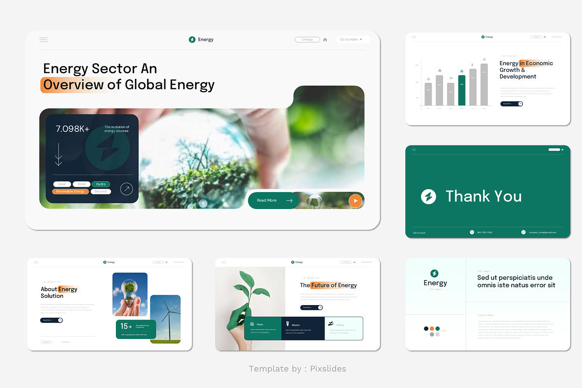 Energy Solution PowerPoint, a Presentation Template by Pixslides (Photo 6 of 7)
