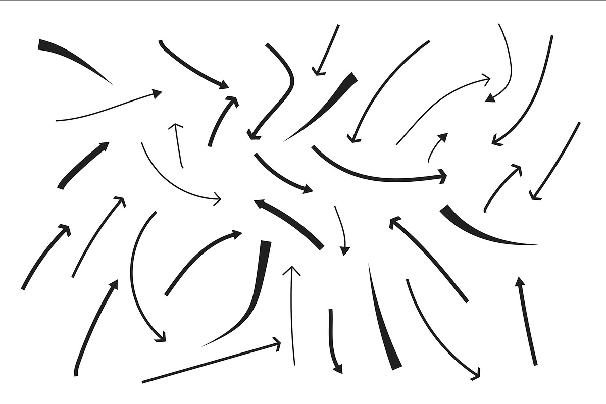 Vector Arrows Pointers and Hand, an Object Illustration by ContestDesign (Photo 3 of 5)