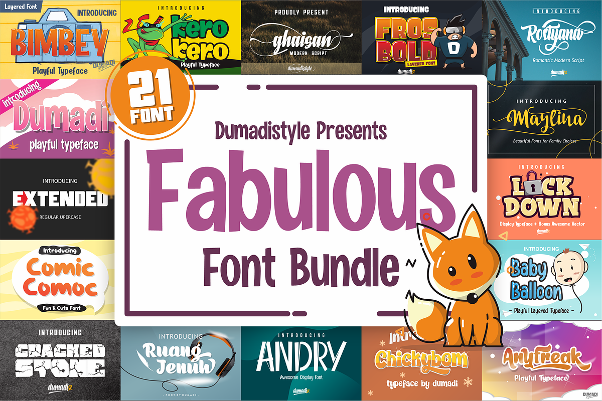 Fabulous font Bundle