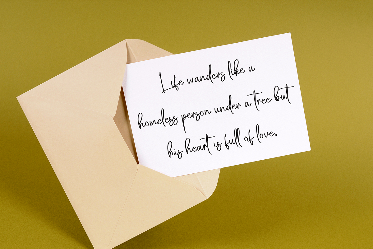 Overthinking | Script Font, a Handwritten Font by Scratchones (Photo 4 of 8)