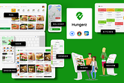 All in One Food Ordering Solution, an UI Kit Template by Opus LabWorks (Thumbnail 1 of 9)