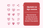 250 Procreate Valentines Stamps, a Brush Add-On by ProcreateiBox (Thumbnail 8 of 9)