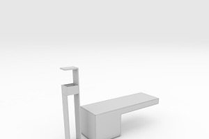 3D Model Bench Park 49