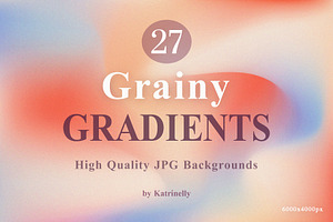 27 Retro Grainy Gradient Textures