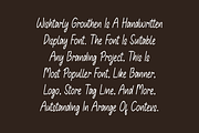 Wishtarly Grouthen Font, a Handwritten Font by QR Design Studio (Thumbnail 4 of 7)