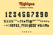 Migthyna - Retro Display Font, a Serif Font by Rishsketch (Thumbnail 11 of 14)