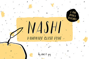 Nashi - Handwritten Quote Font