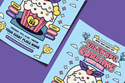 Retro Valentine Cupcake Flyer, a Flyer Template by Tiptop Graphic (Thumbnail 3 of 5)