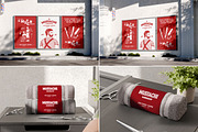 38 Barbershop Saloon Branding Mockup, an Advertising Mockup by Vitora Mockup (Thumbnail 11 of 13)