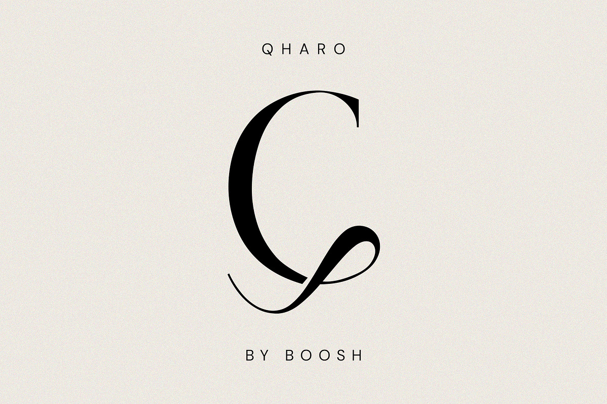 QHARO - Elegant & Luxury, a Serif Font by BOOSH Studio (Photo 8 of 14)