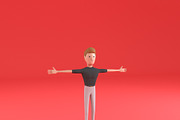 Male Character Chuck, a Characters & Person 3D Model by 3DTreatment (Thumbnail 4 of 6)