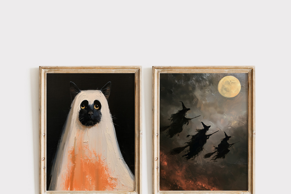 Autumn & Halloween Wall Art Prints, a Background Graphic by Lana Elanor (Photo 7 of 13)